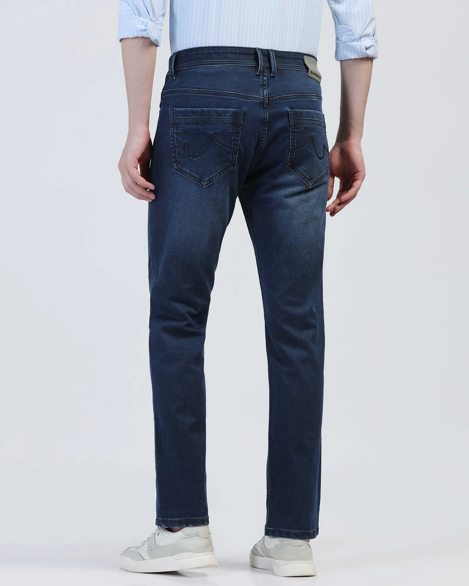 Ultrasoft Straight Comfort Duke Fit Indigo Blue Jeans - Poppy Traveler Gear Luxury Casual Comfort