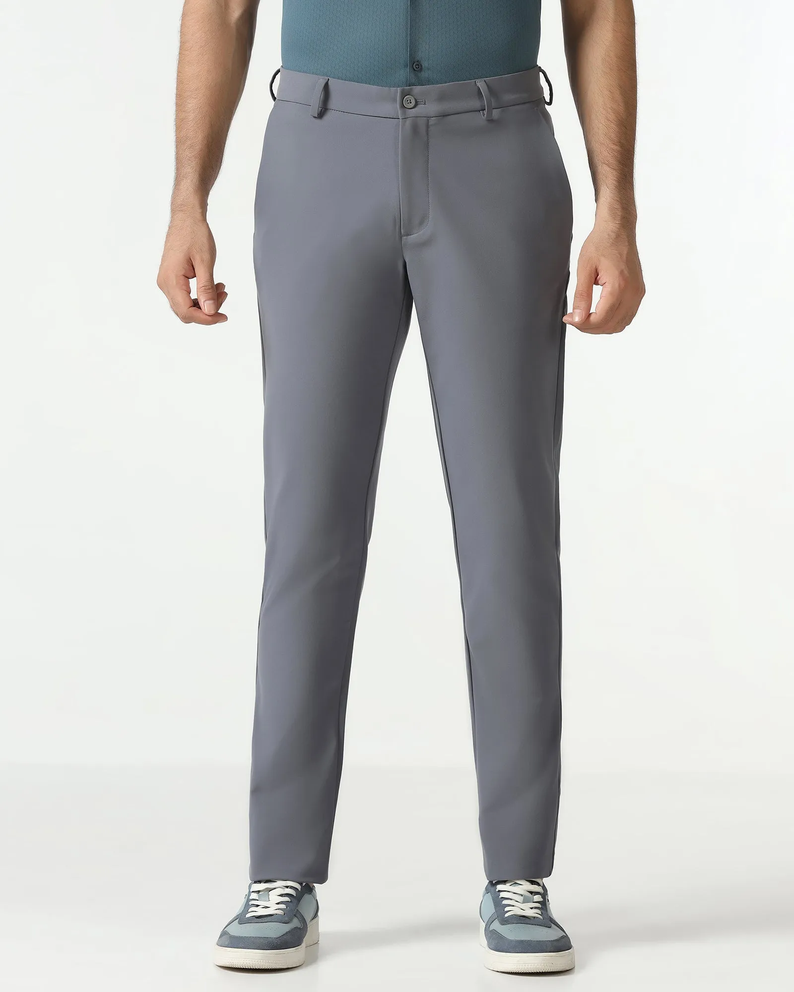 Grey Techpro Textured Khakis - Guss Timeless Look