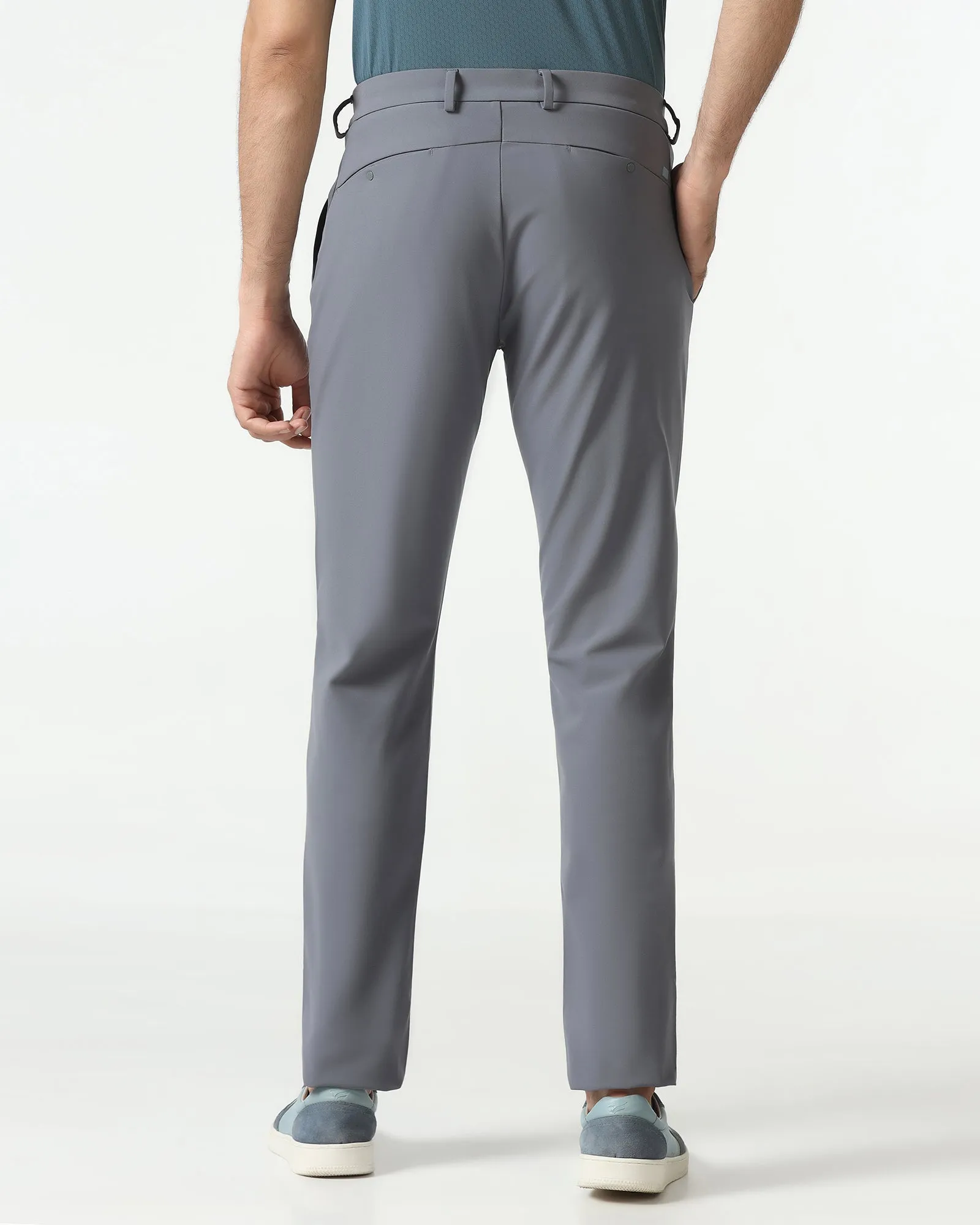 Grey Techpro Textured Khakis - Guss Chic casual AntiSlipGrip