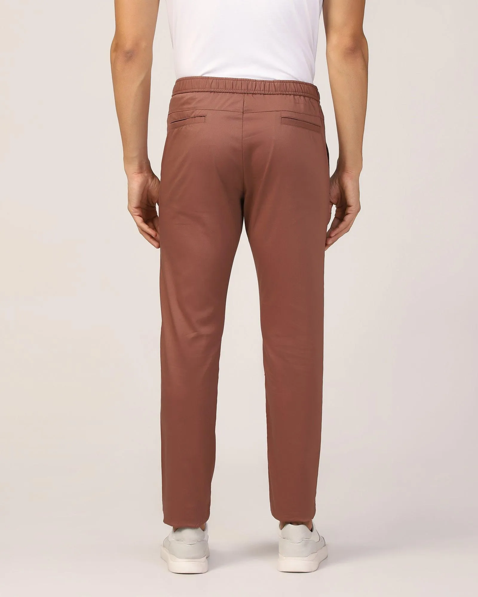 Customizable length Super Slim Phoenix Casual Rust Solid Khakis - Jog