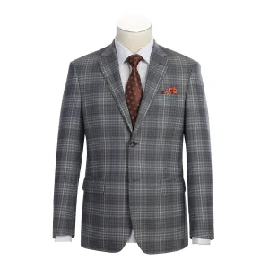 Alessandro Vitello by Renoir New Slim Fit Wool Blazer Brown 565-3 Double Stitched Seams Taped Seams