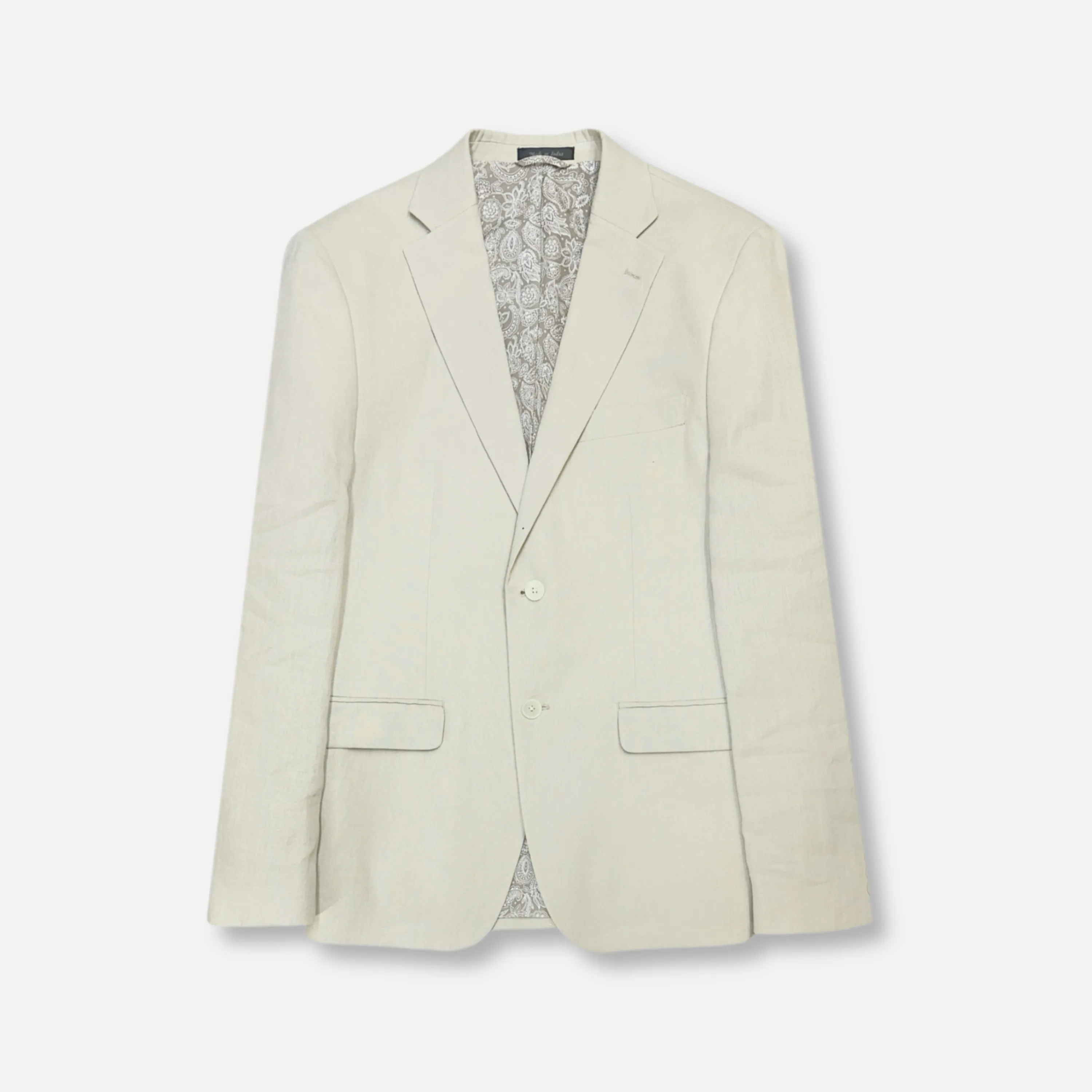 Lassiter Ultra-Flex Solid Linen Sport Coat Layered Insulation