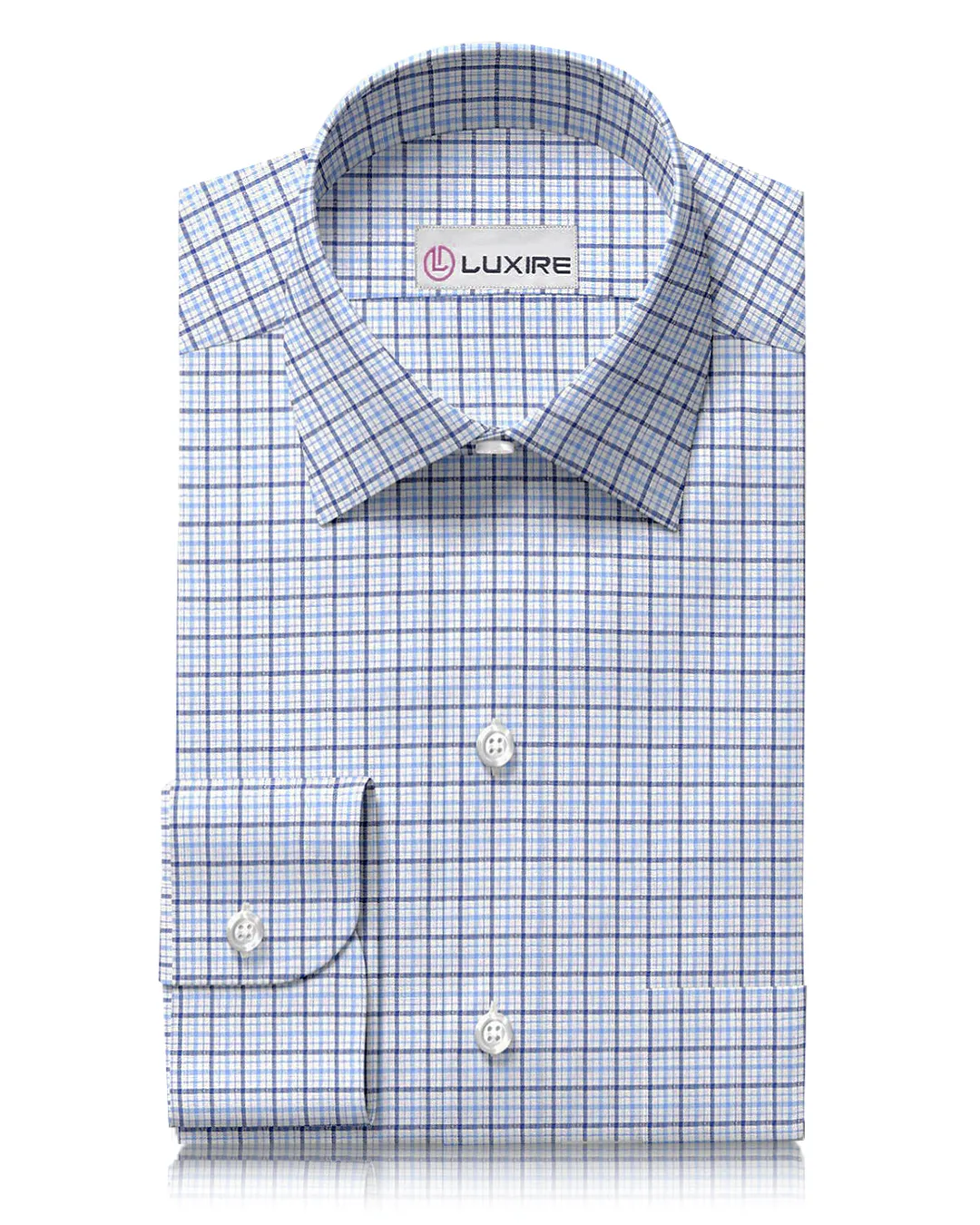 Linen: Shades Of Blue Stripes Tattersall Cold Weather Outfit