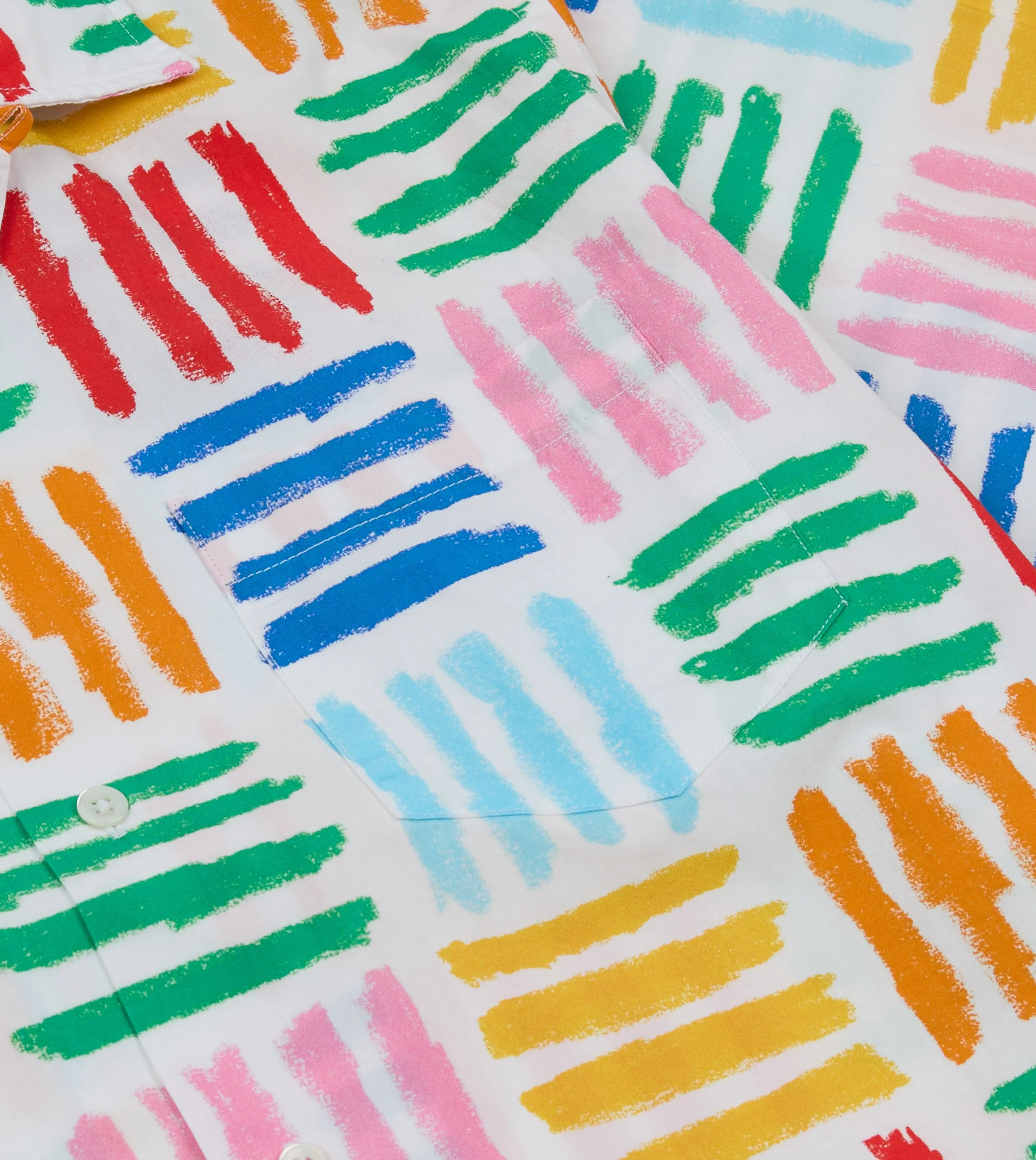 Cocktail Event Non Iron Material Michael McGregor for Drake's Check Camp Collar Shirt