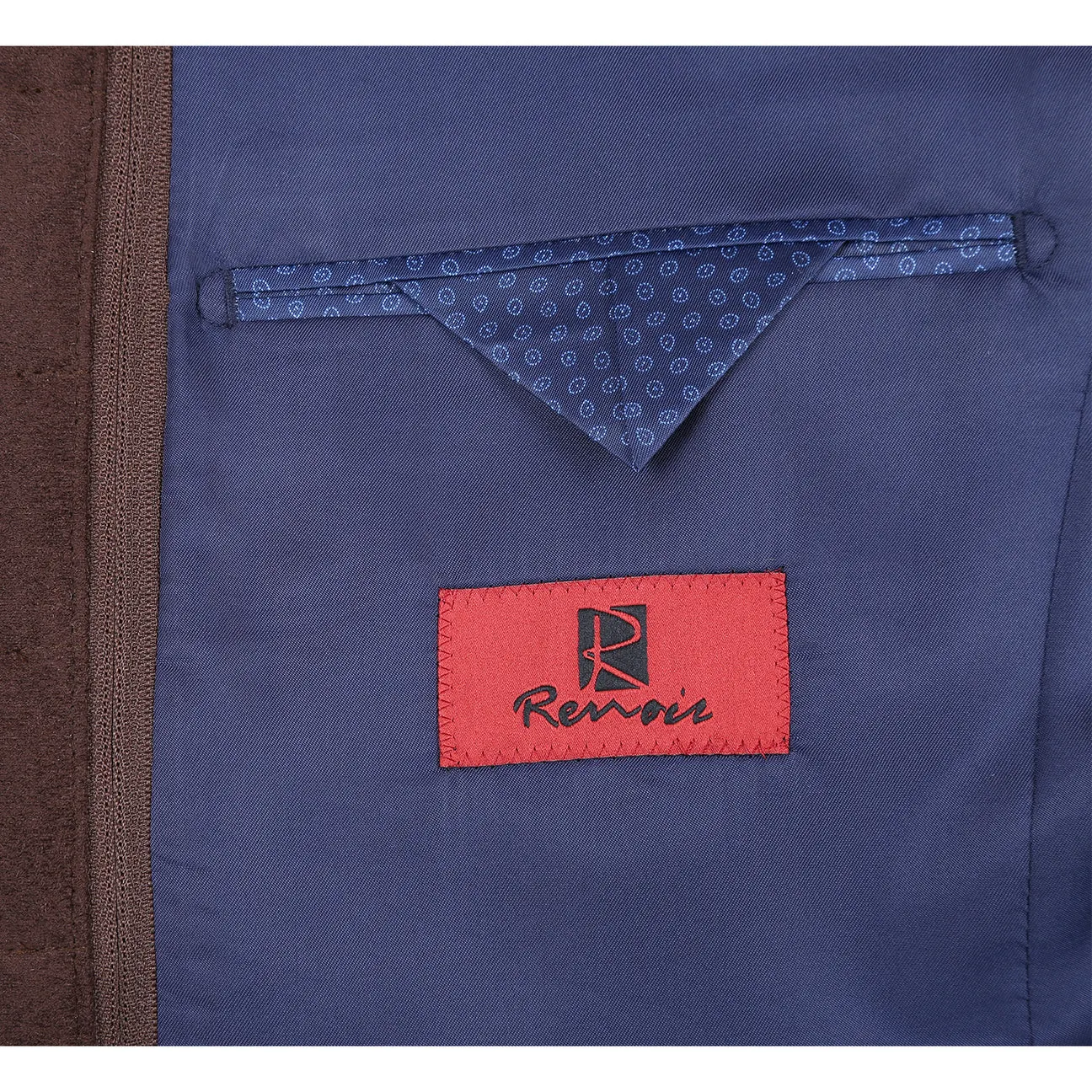 Effortless Layer Packable Feature Alessandro Vitello by Renoir Classic Fit Bib Navy Blazer 294-42