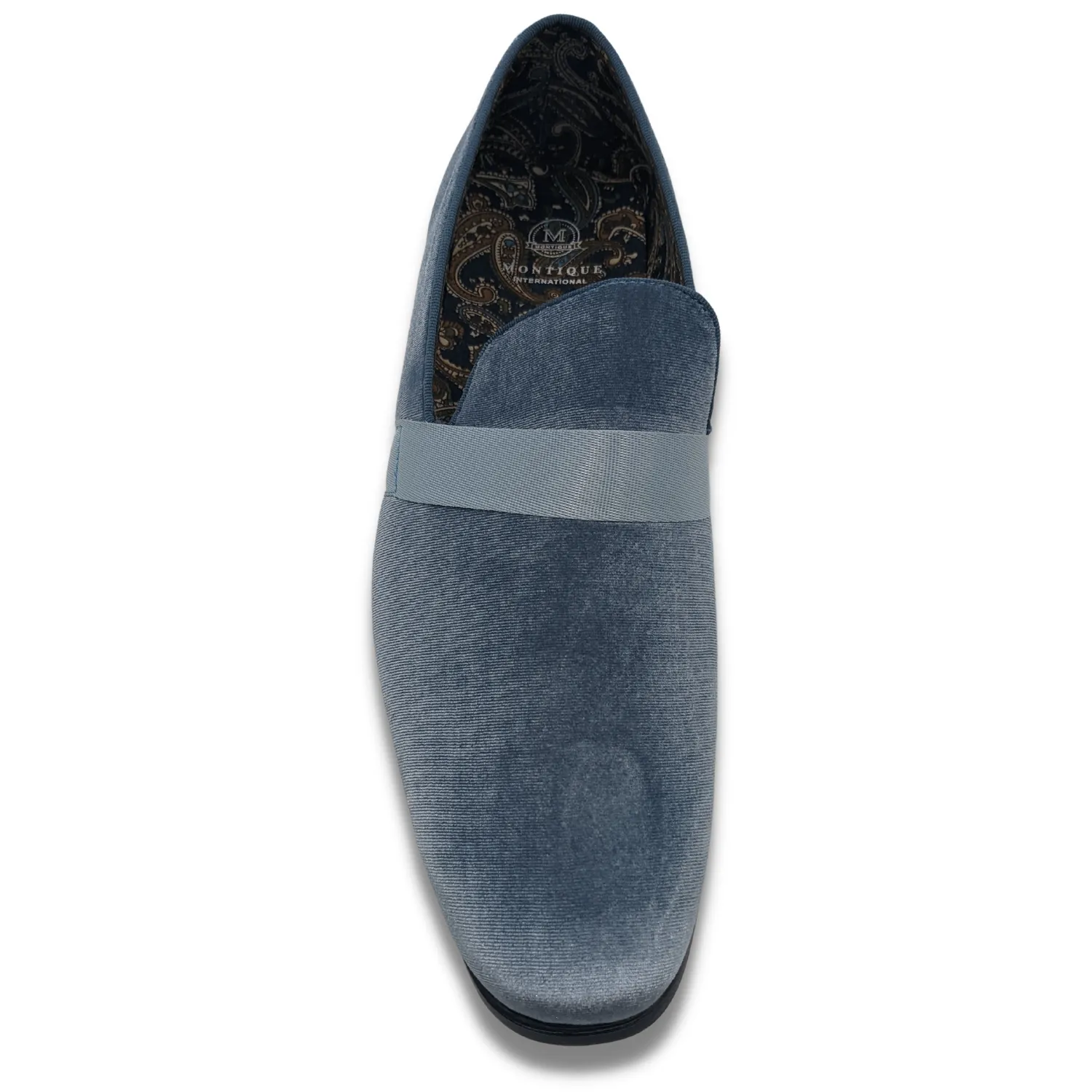 Foot Safe Step Firm Men's Solid Velvet Carolina Fashion Shoes S91