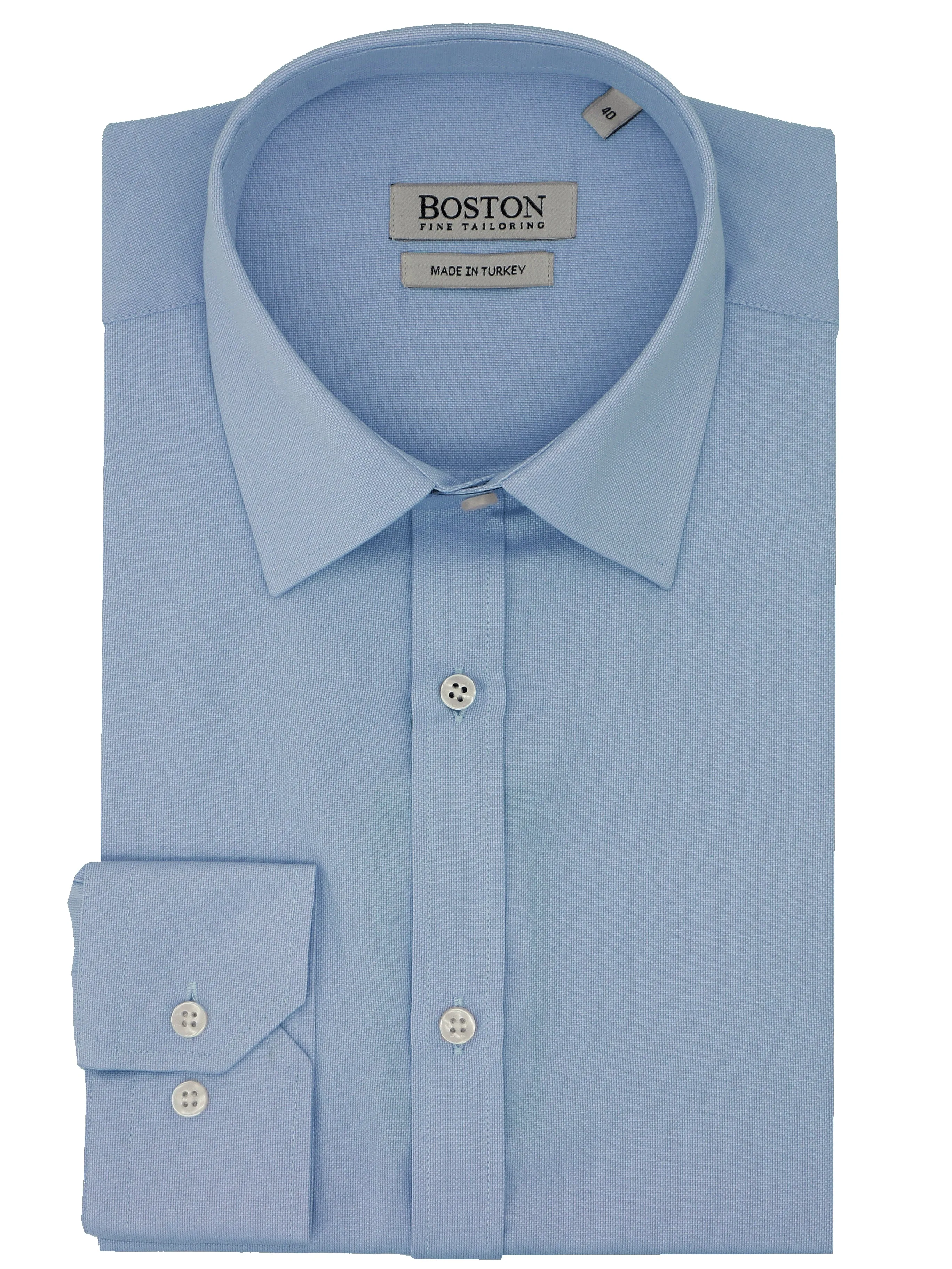 Soft Stretch Collar Country Escape Liberty Business Blue Shirt