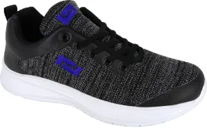 Quick Lace Mechanism POSITIVE Men's Black & White Ultralight Athletic Shoes SP663