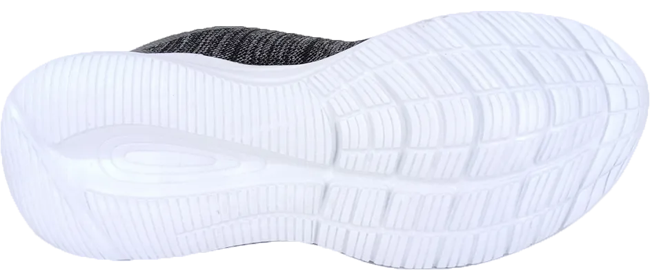 POSITIVE Men's Black & White Ultralight Athletic Shoes SP663 Cliff Jog