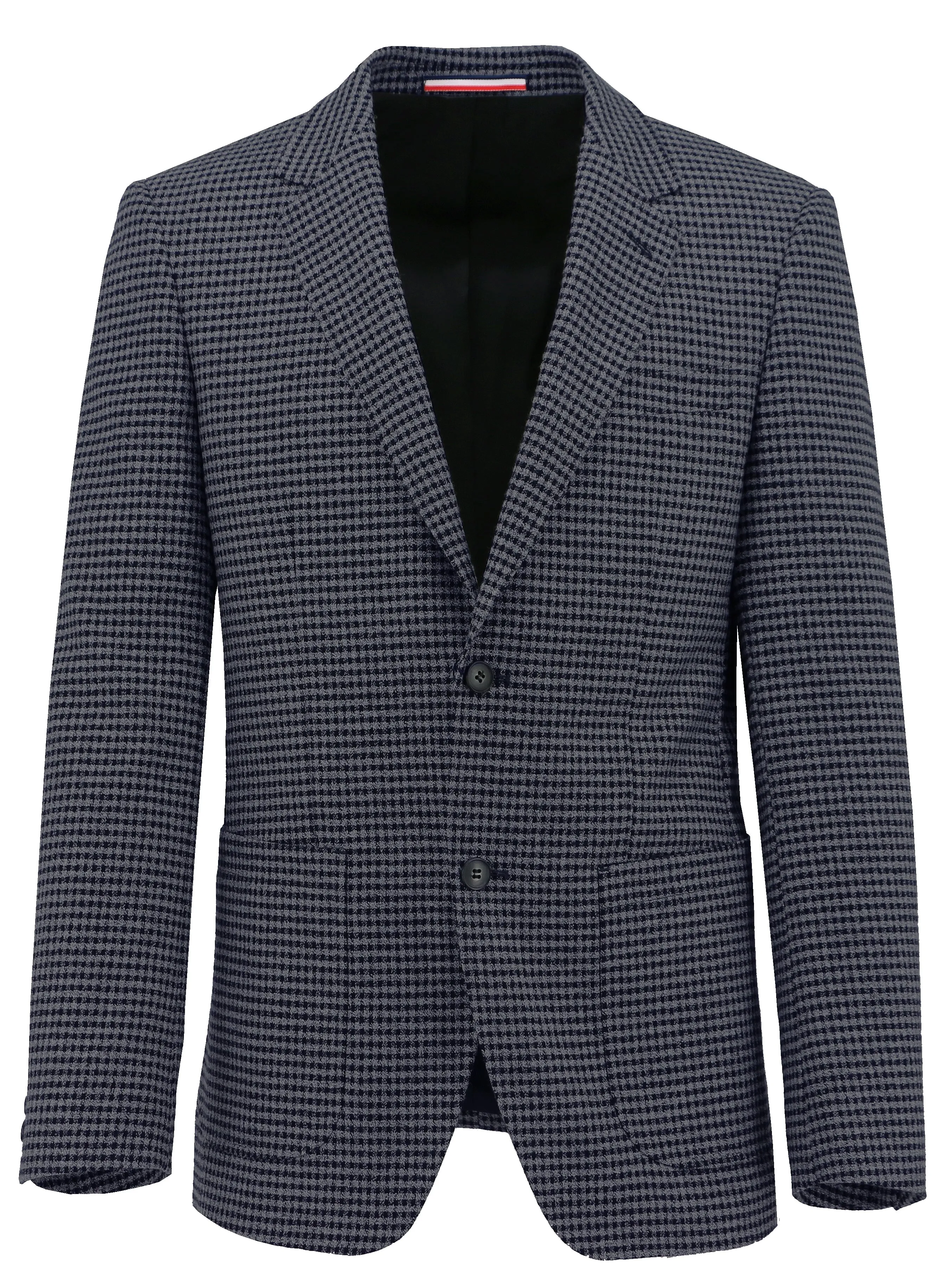 Hvar Navy Checked Sports Jacket Outdoor Look