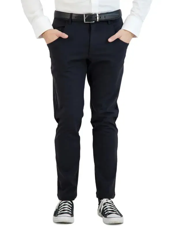 Cozy Fit Levinas Black Performance Tech Stretch Pants