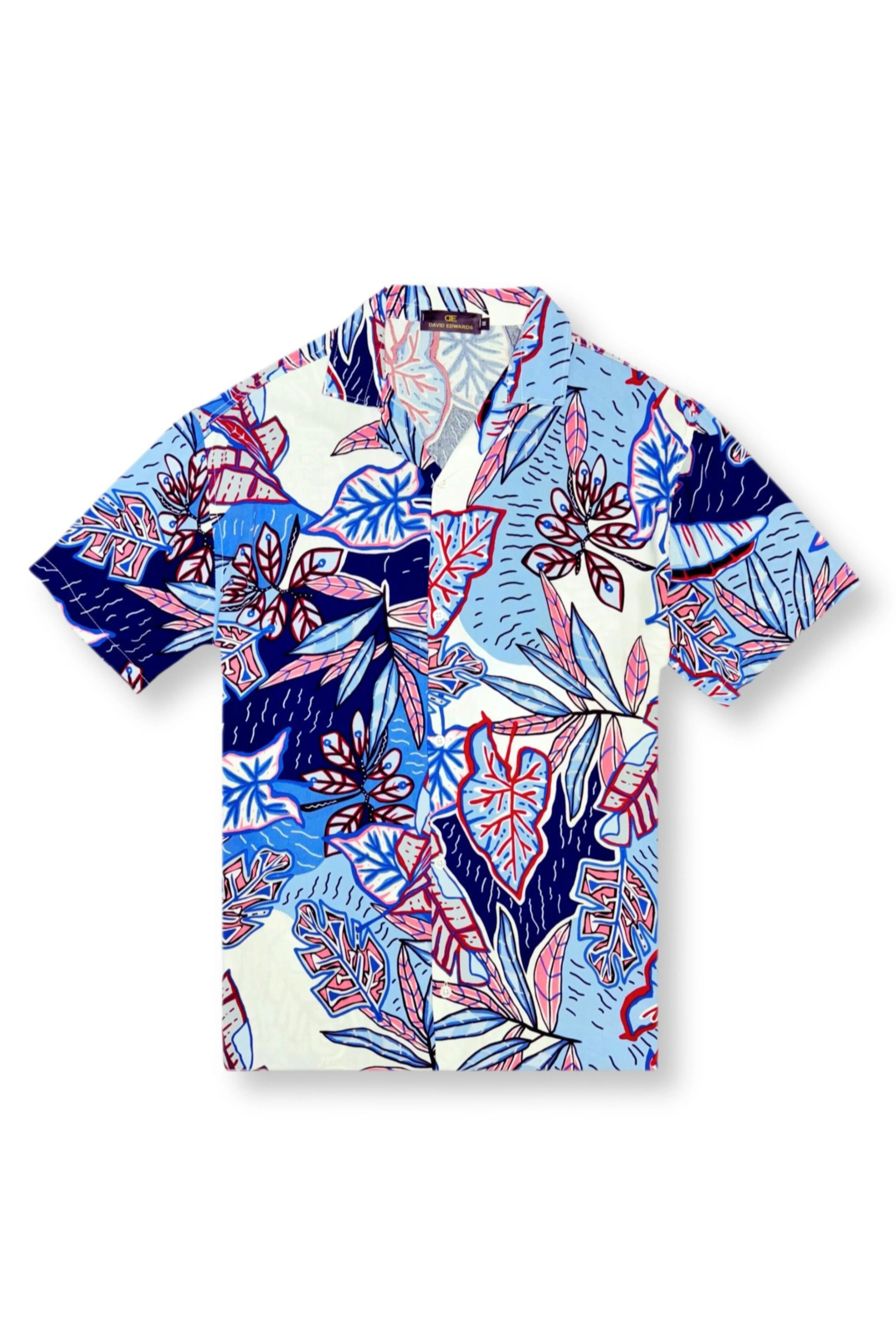 TaglessNeckline Dales Tropical Revere Collar Shirt