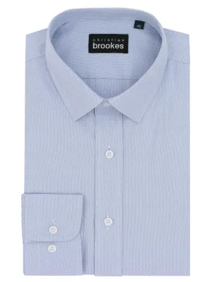 Liberty Business Blue Shirt Contrast Stitch