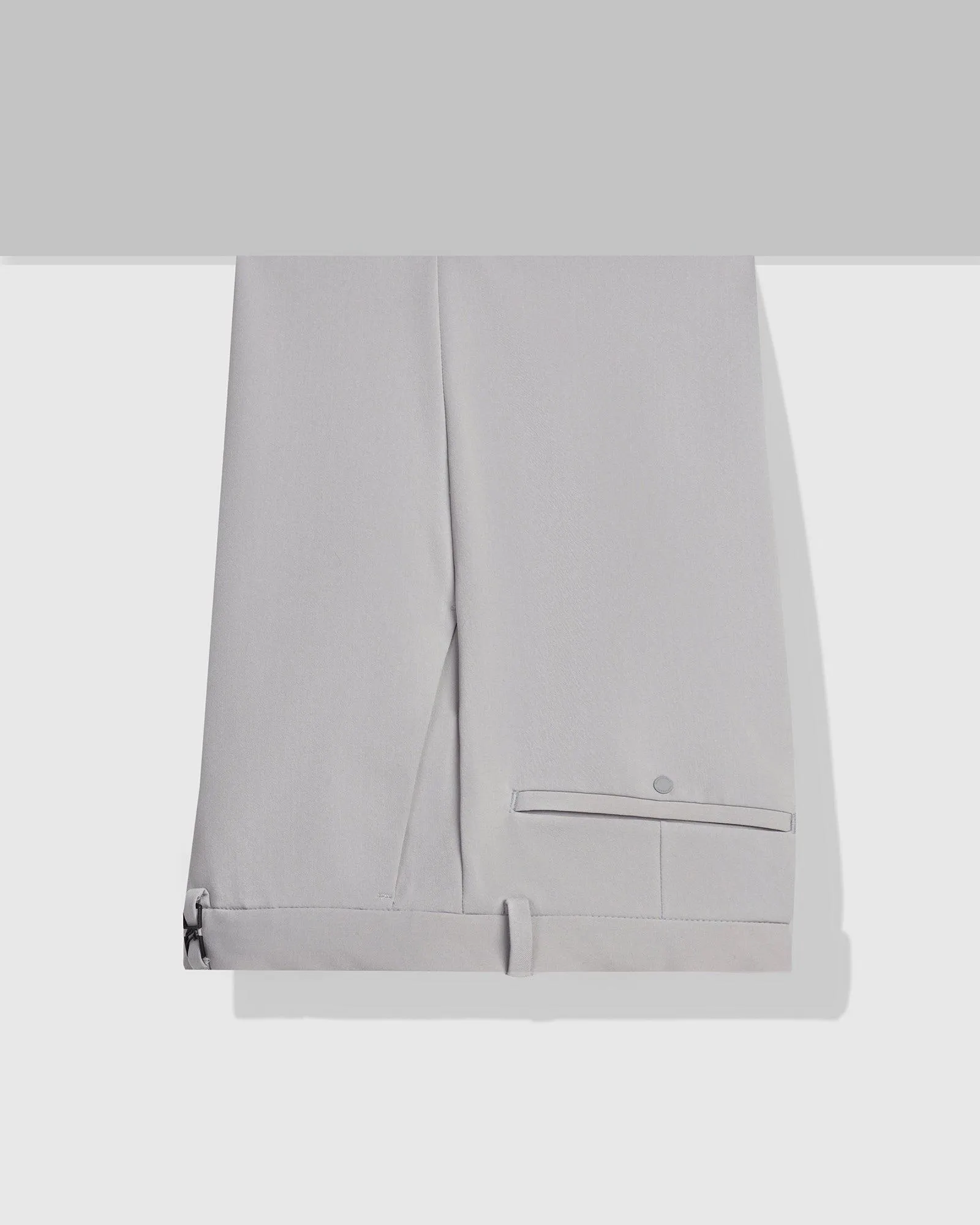 Performance Wear TechPro Slim Fit B-91 Formal Grey Solid Trouser - Sonet