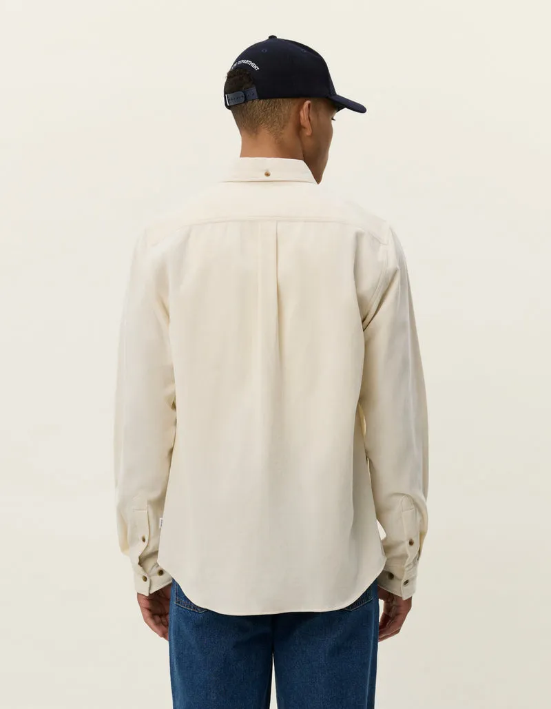 All Day Konrad Pinwale Corduroy Shirt - Ivory
