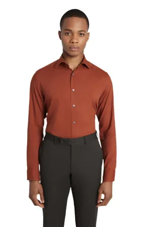 Cozy Style Legend Fit Aurelio Shirt - Terracotta