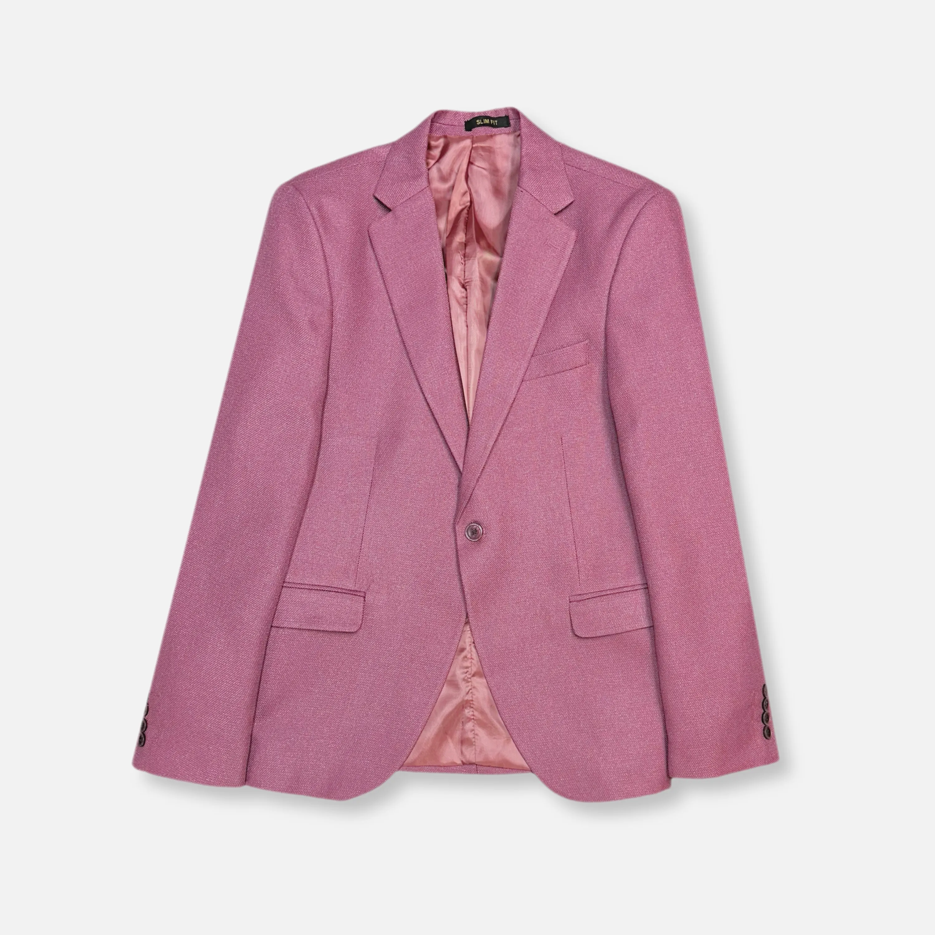 Donado Slim Fit Blazer Two Way Zipper Quick Access Hidden Pockets