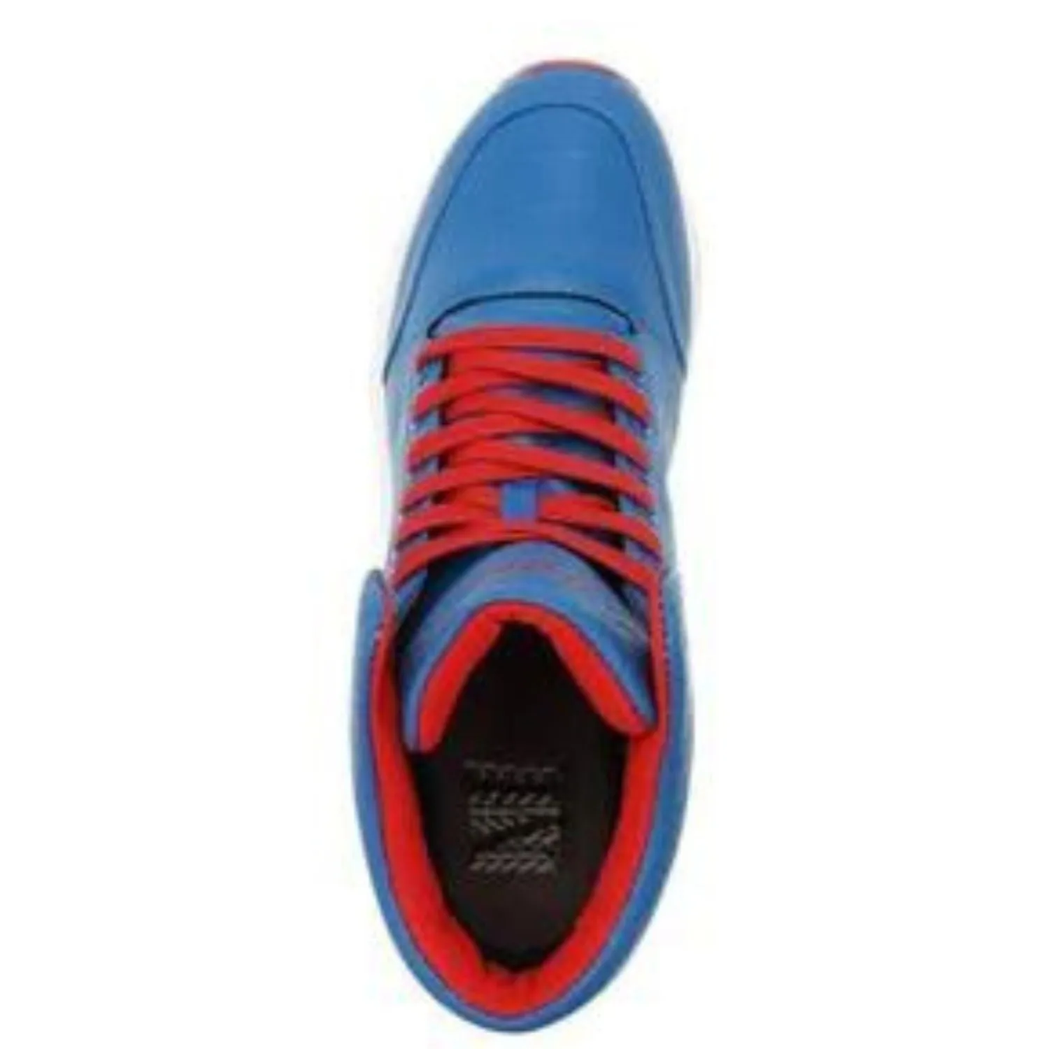 Royal Blue High Top Urban Sneakers Skin Hug PU