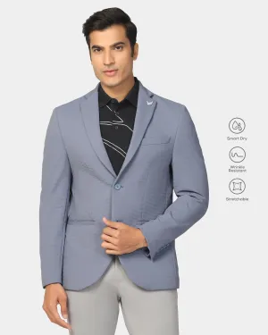 AntiSnag Lining Material TechPro Formal Blue Stripe Blazer - Kuma