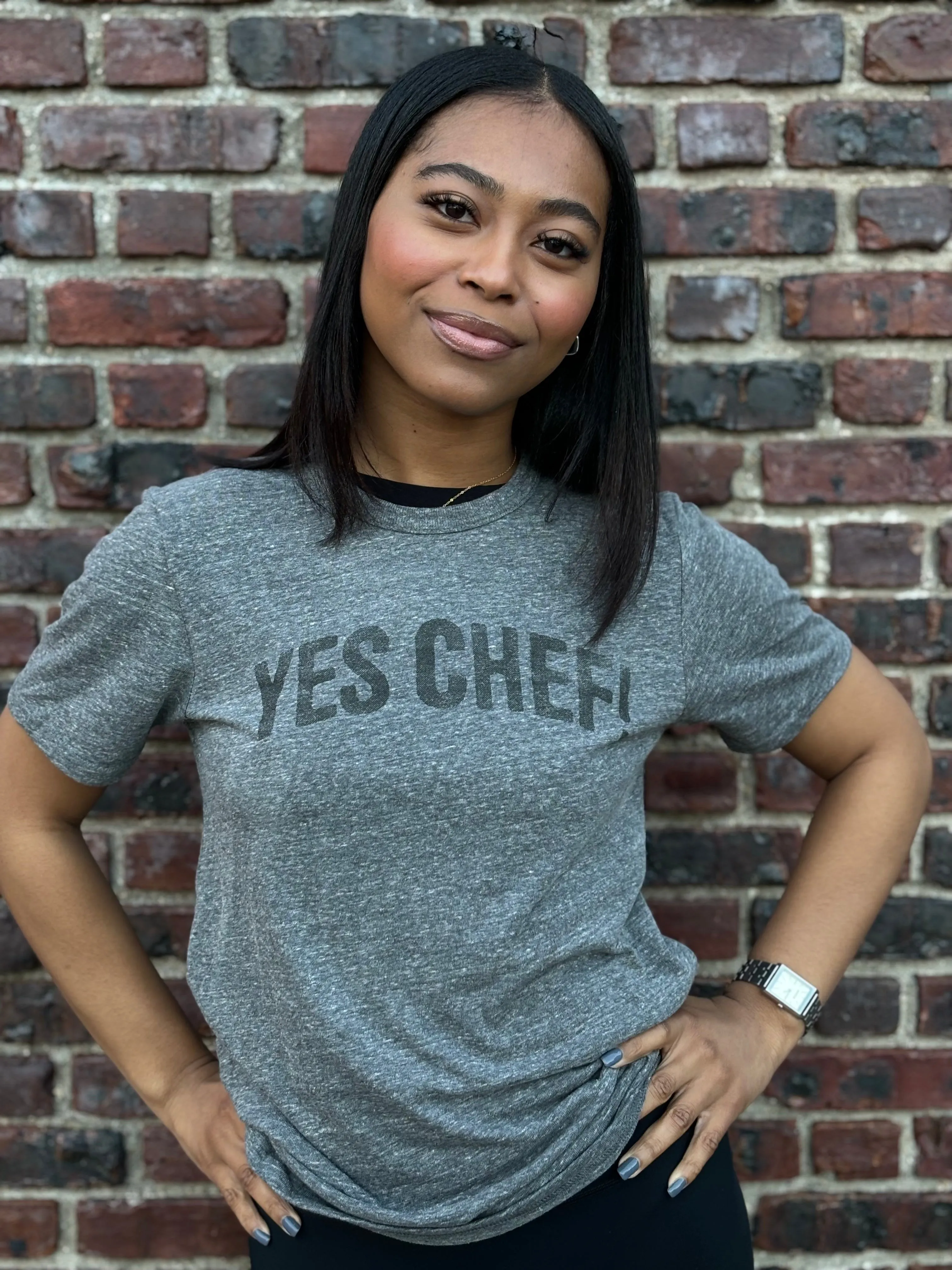 ??Yes Chef!?? T-Shirt Trendy Comfort