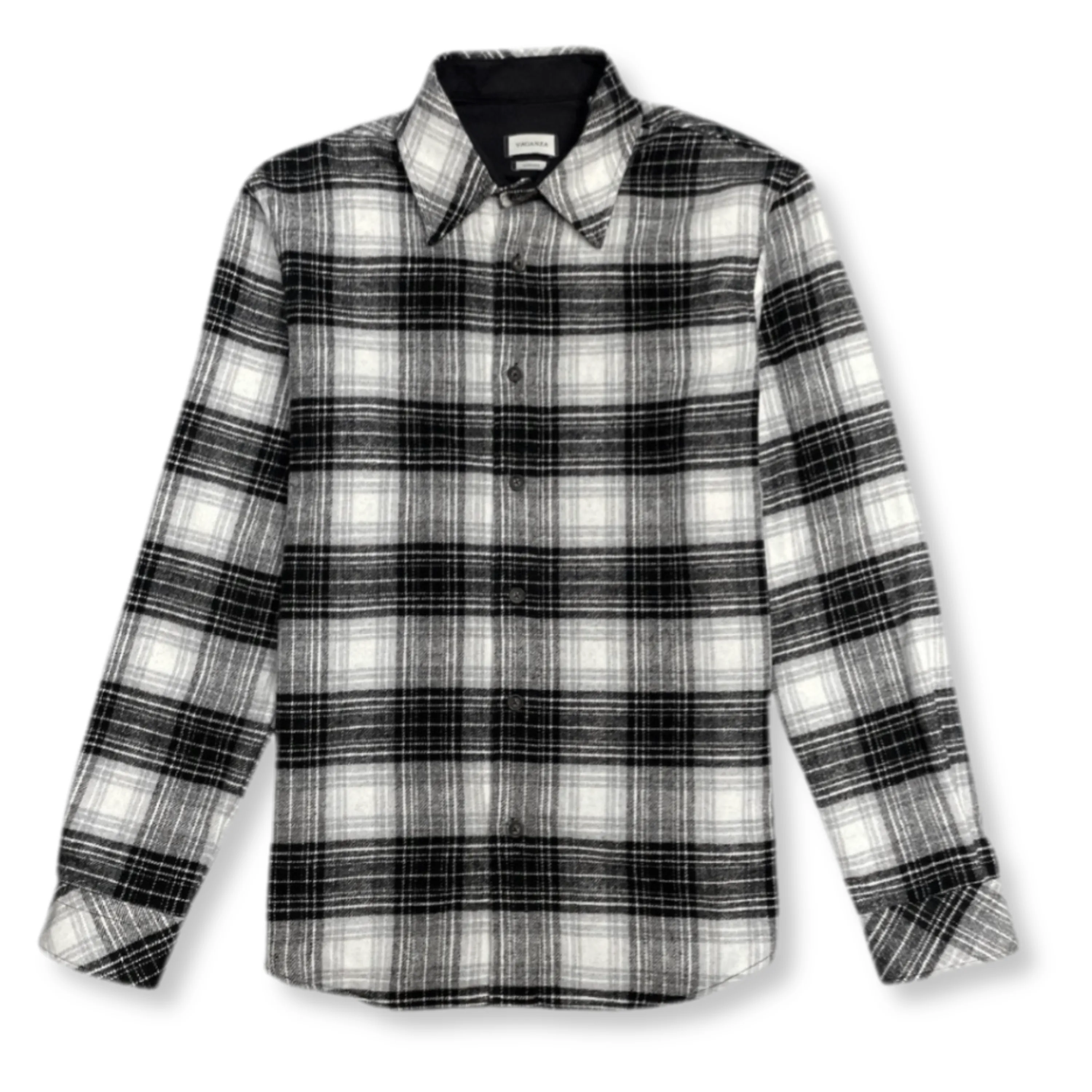 LayeredNeckline Vogel Plaid Flannel Shirt