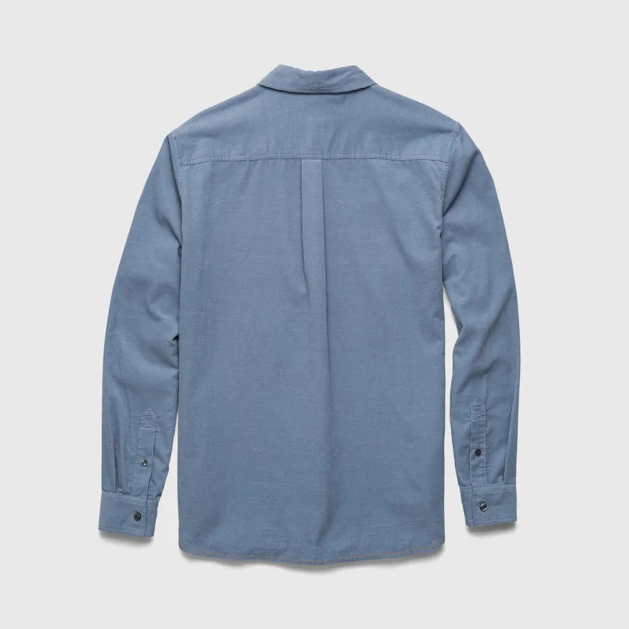 Airflow Vents Brian Corduroy Shirt - Country Blue