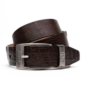 Giovanni Belt Brown Travel Ready Mono Look
