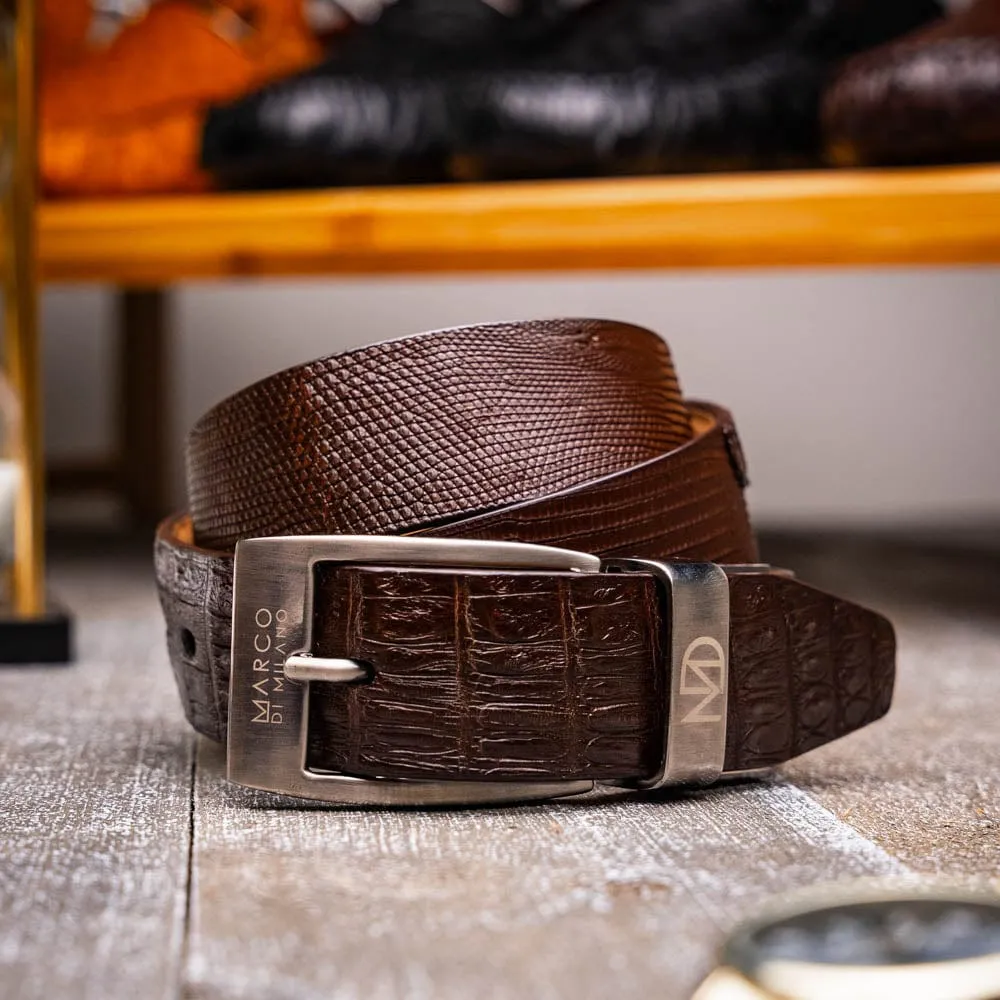 Weather Proof Simple Style Giovanni Belt Brown