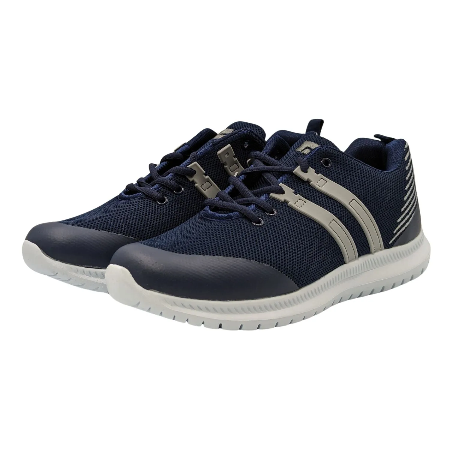 VORTEX Men's Navy Round Toe Ultralight Athletic Fashion Shoes Carefree Fit