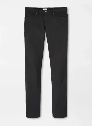 Bi Stretch Fabric Comfortable Fashion Peter Millar Signature Sateen Five-Pocket Pant in Black