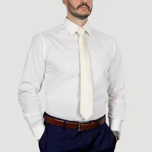 ARTURO Modern Fit Long Sleeve Ivory Dress Shirt (4X to 6X) Eco-Friendly Choice
