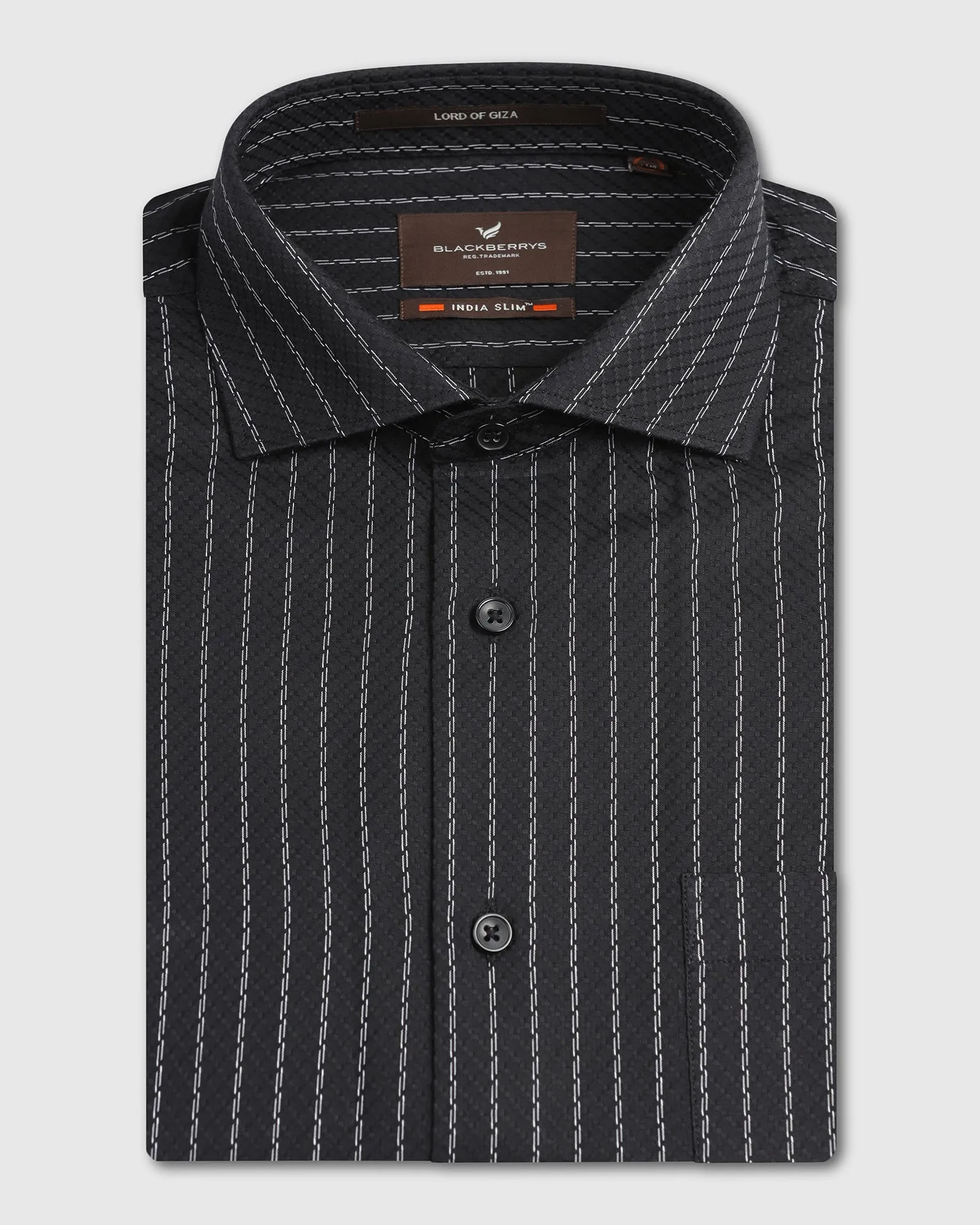 Vintage Style Black Stripe Shirt - Rooter