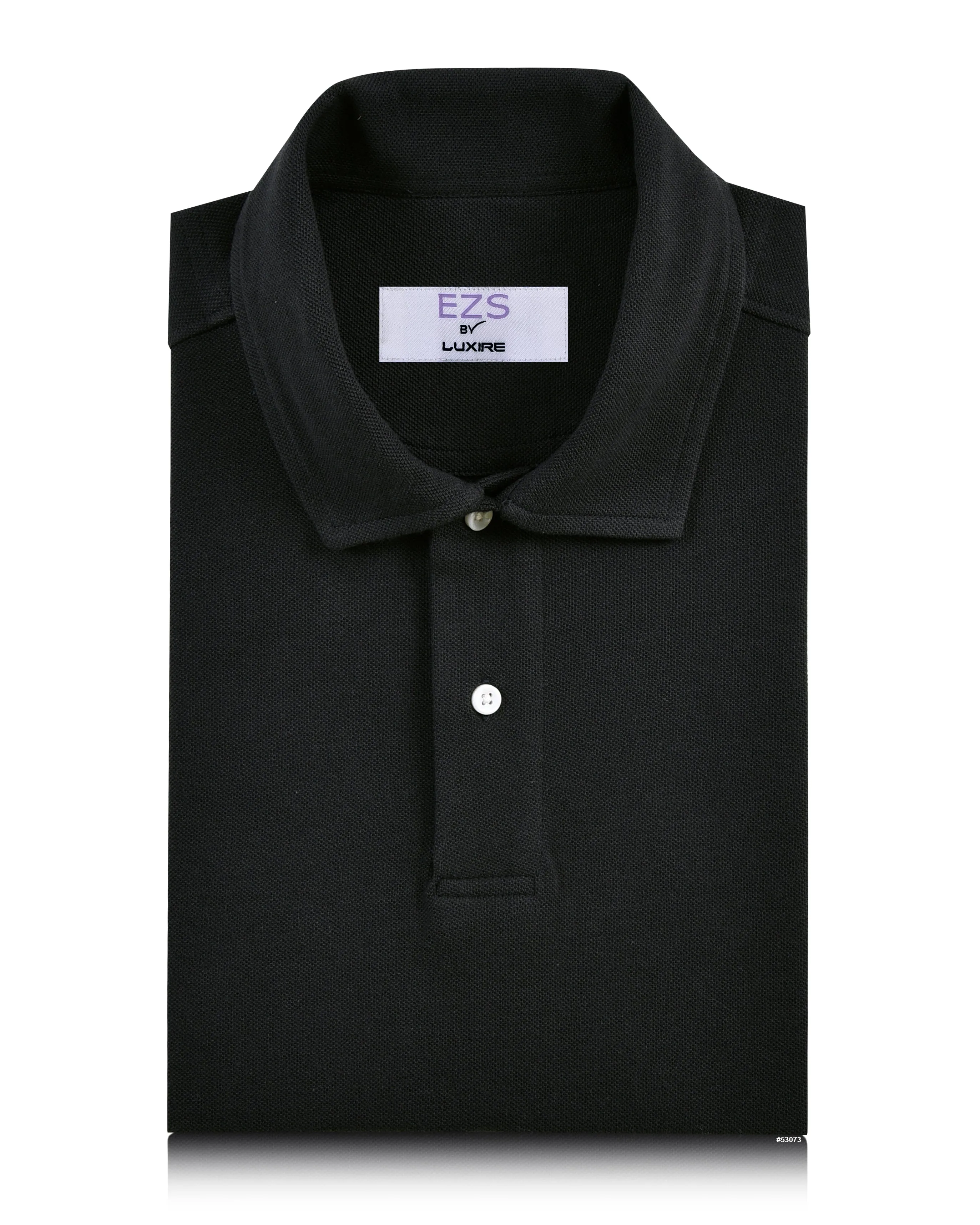 Polished Style NonIron Finish EZS Faded Grey Polo