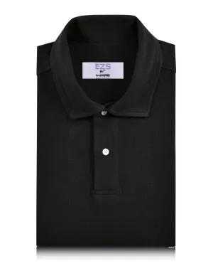 Polished Style NonIron Finish EZS Faded Grey Polo