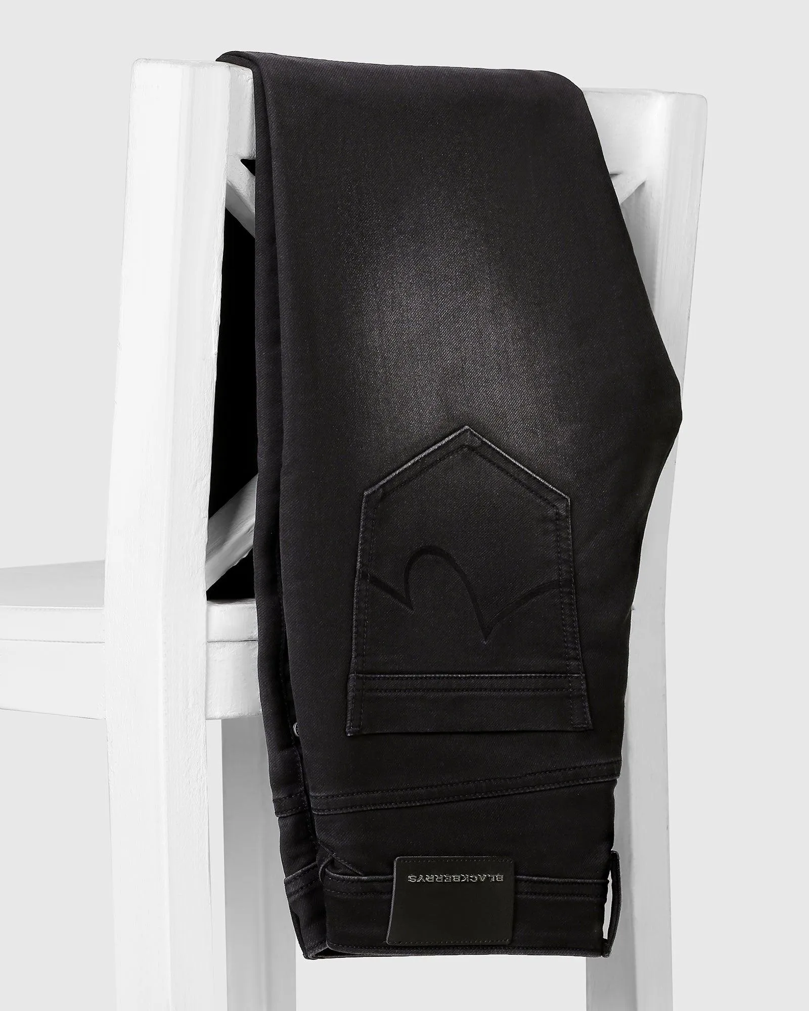 Ultrasoft Slim Comfort Buff Fit Black Jeans - Betsy Movement Friendly