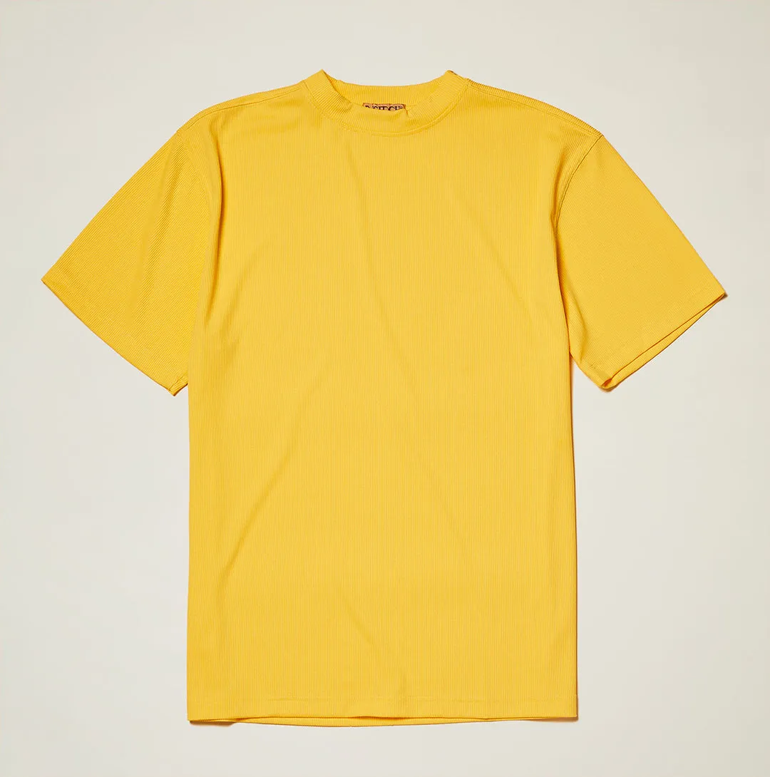 Inserch Rib Crew Neck T-Shirt T299-00016 Yellow Model Glow Kid Play