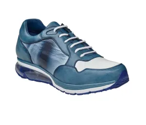 Bush Hike Warm Fit Belvedere Gino Caribbean Blue and White Lace-Up Shoes