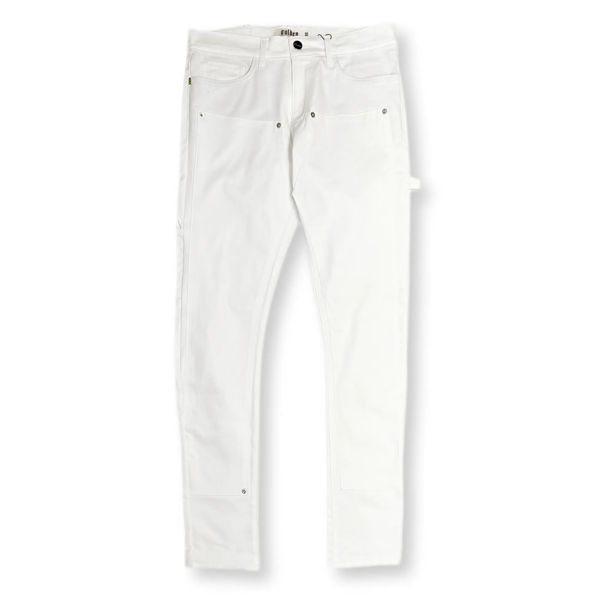 Sustainable Denim Production No Iron Wear The Carpenters - Blanc