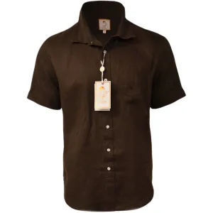 CGR LINEN SHIRT/Ln-195 Tailored Fit Glossy Texture