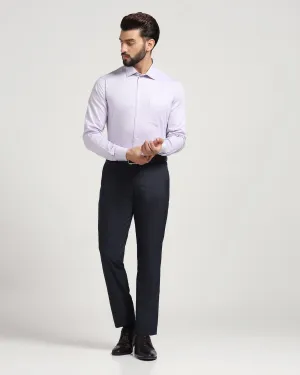 Slim Comfort B-95 Formal Navy Check Trouser - Versa Versatile Fashion