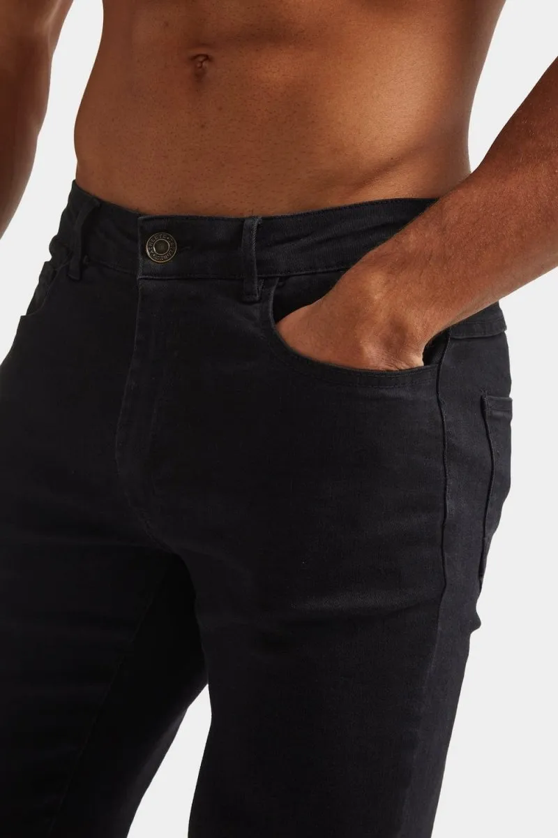 Contemporary Vibe Athletic Fit Jeans in Black