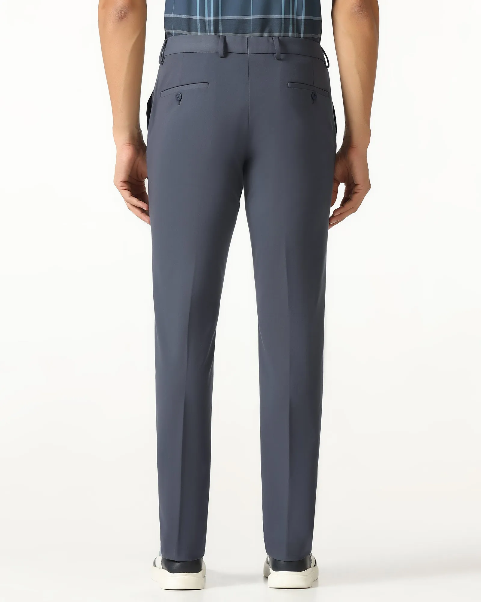 Blue Techpro Solid Trouser - Dean Streetwear vibe