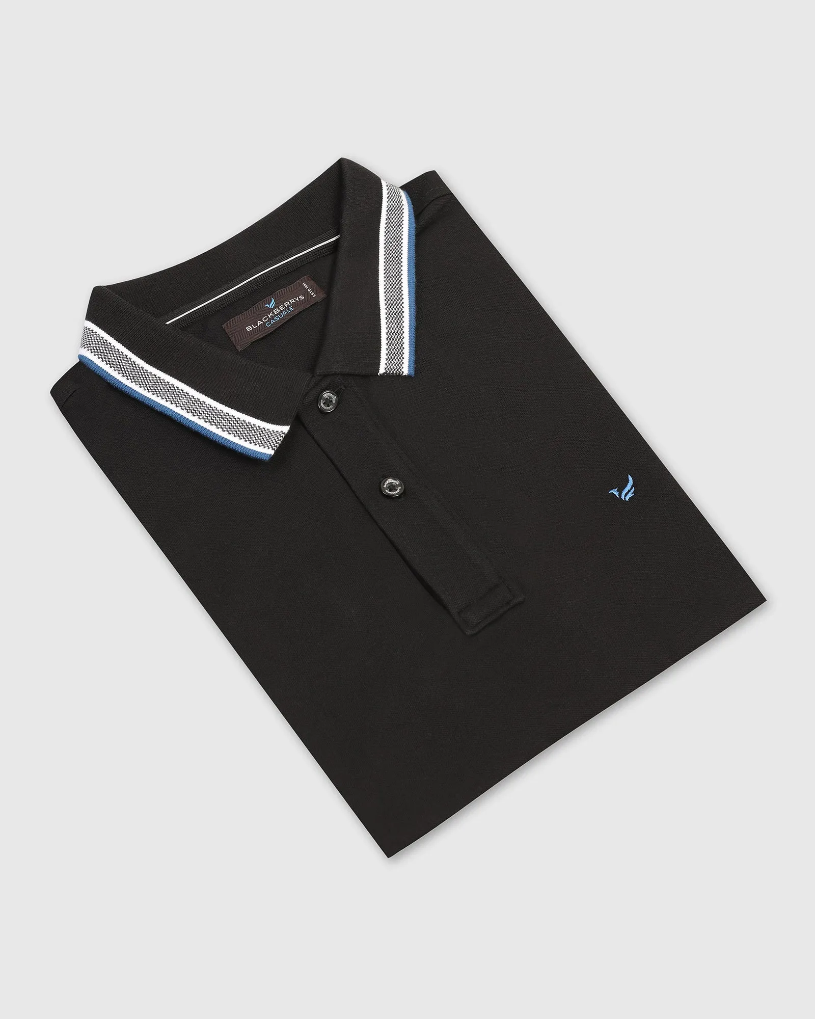 Polo Black Solid T-Shirt - Taurus Corporate Dress Code Essential Comfort