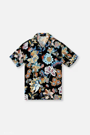 StainReleaseCoating Darland Tropical Revere Collar Shirt