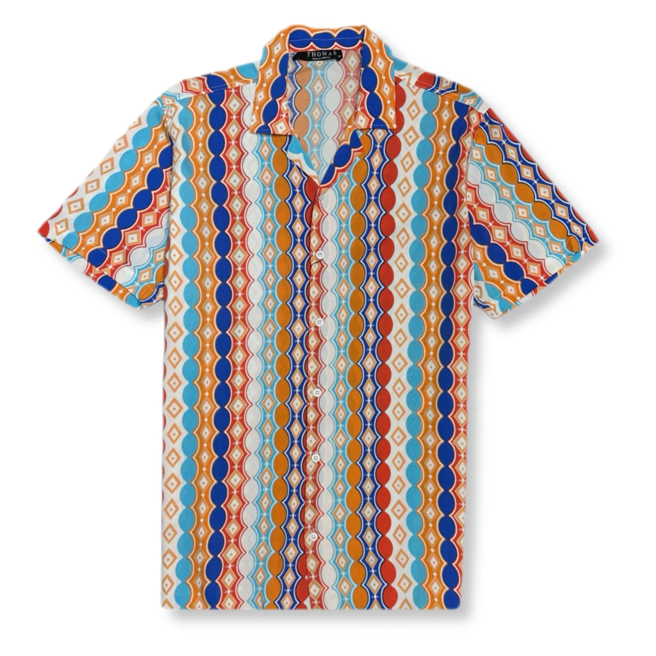 Temkin Tropical Resort Revere Collar Shirt BreathableFabric Faith Core