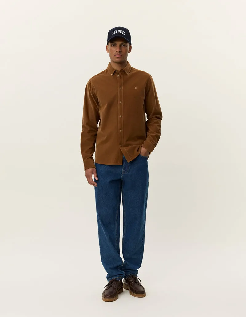 Metro Mode MoistureWickingMaterial Konrad Pinwale Corduroy Shirt - Monk's Robe