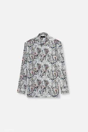 Danson Roll Tab Linen Shirt QuickReleaseFastenings