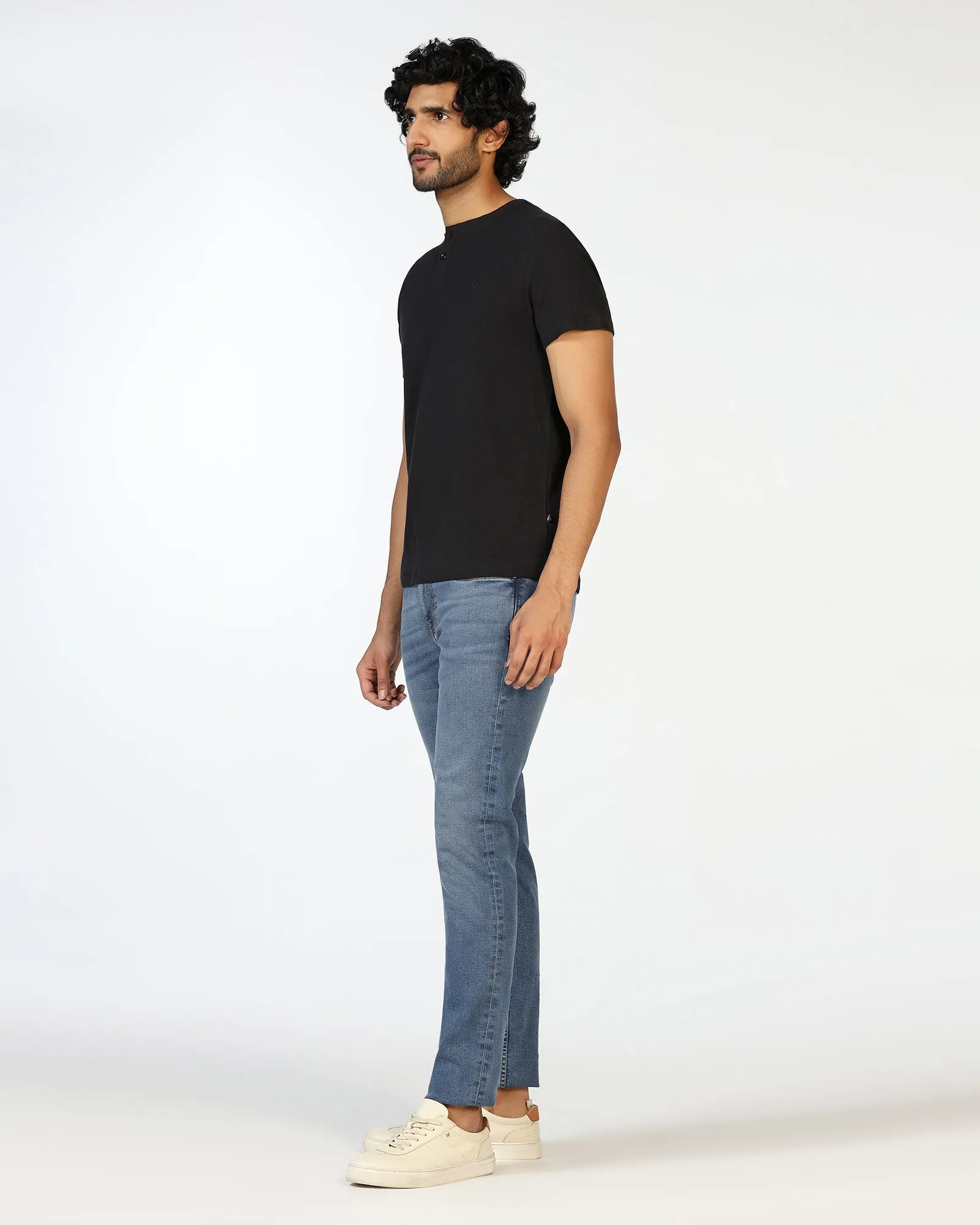 Super Clean Slim Yonk Fit Indigo Jeans - Rolf Casual Wear Non Irritating Inner Lining