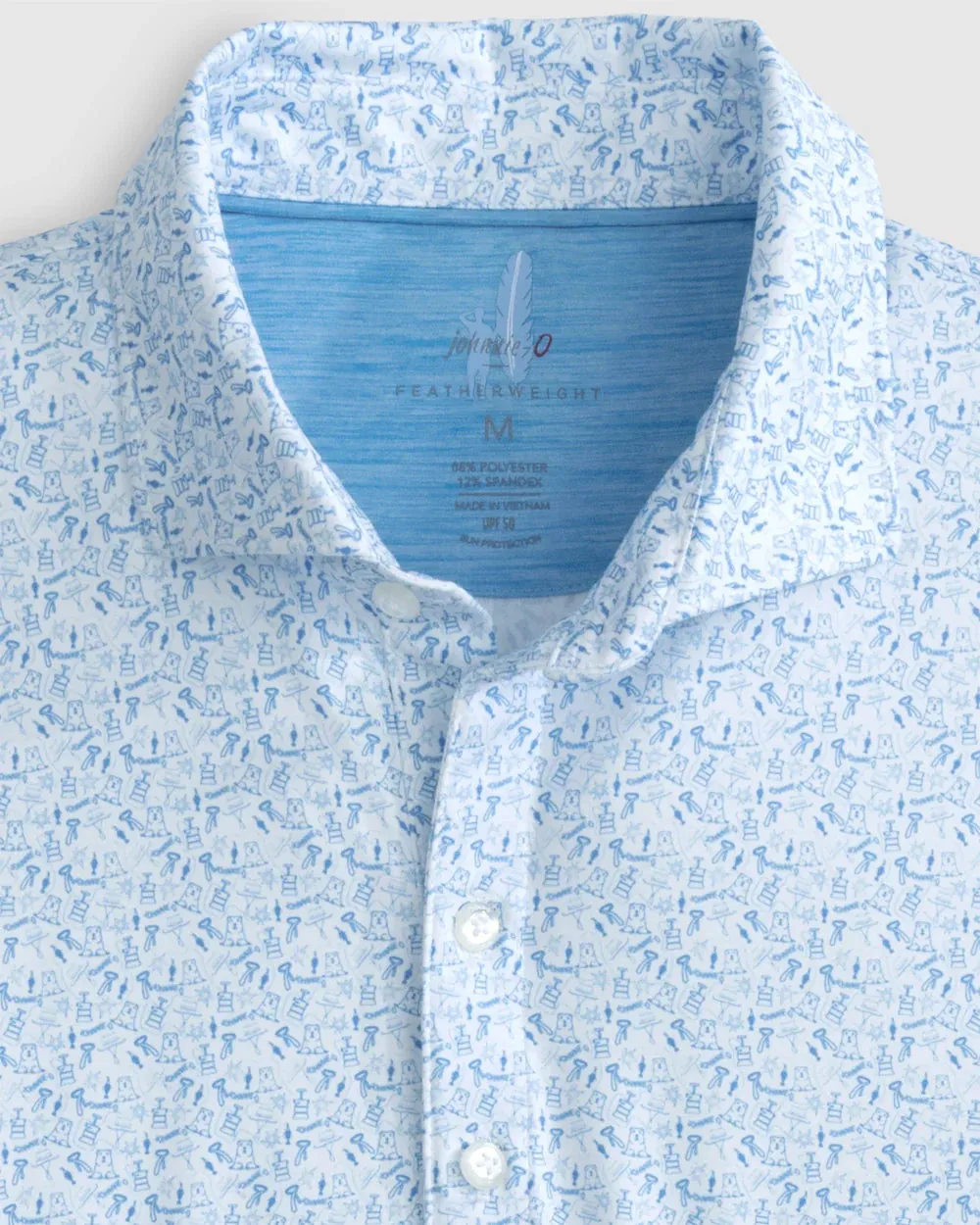 I Never Slice Printed Featherweight Performance Polo Tailored Fit All-Season Comfort