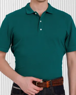 Racing Green Polo Simple Layer Cool Fit